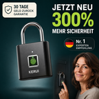 Vorhängeschloss mit Fingerabdruck