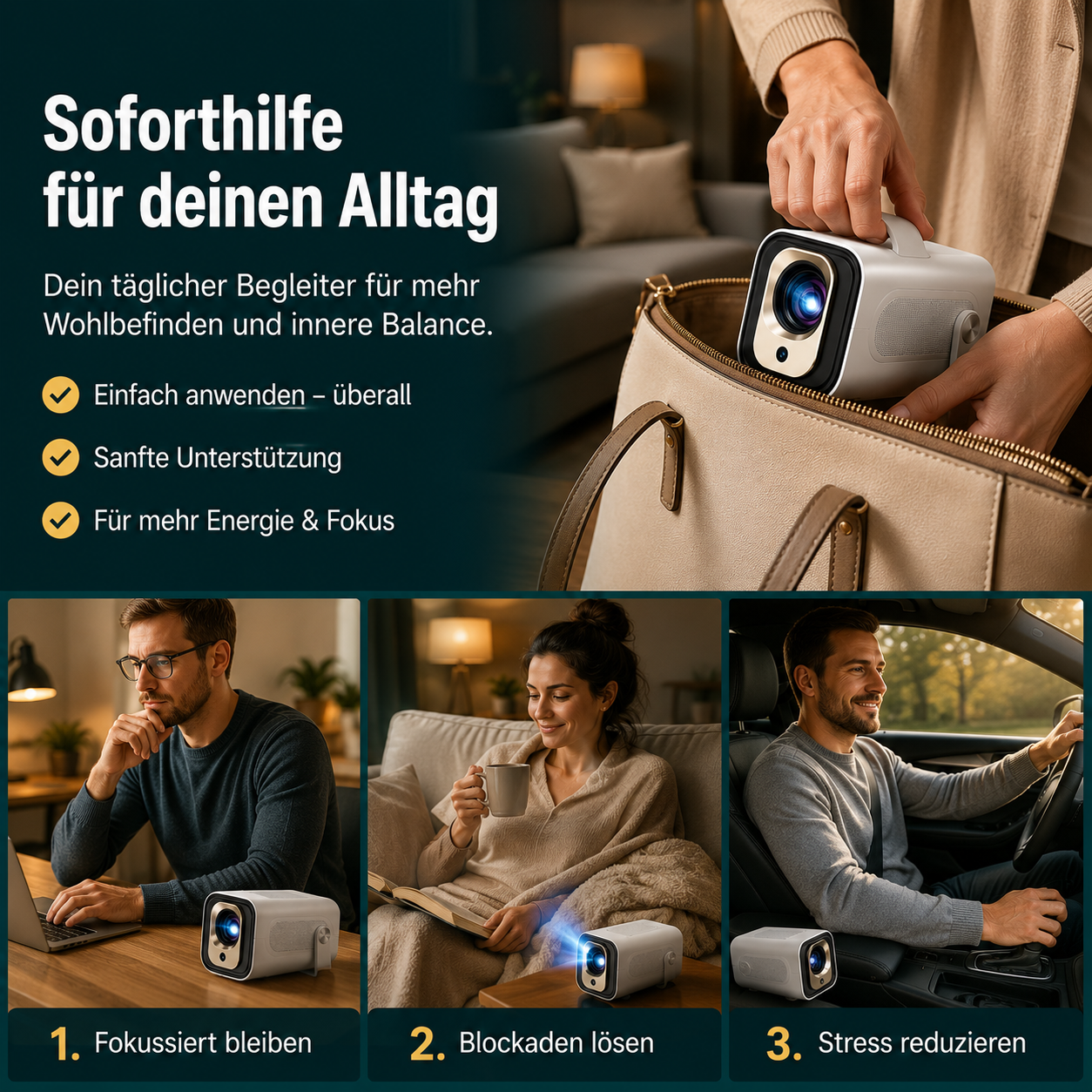 Smart Beamer mit WLAN & Bluetooth